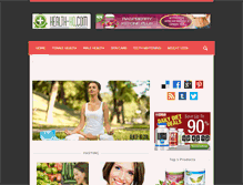 Tablet Screenshot of health-hq.com